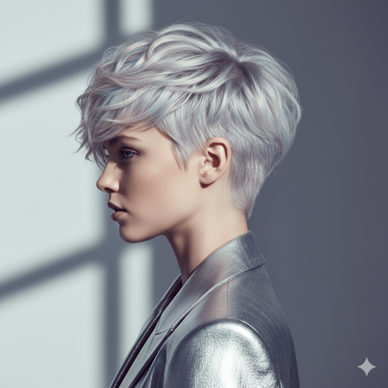 modella di con un Bixie Cut taglio 2026