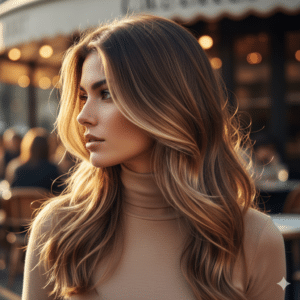 Balayage Biondo Sabbia su Base Castana: L’Effetto “Sunkissed” che Definisce l’Eleganza