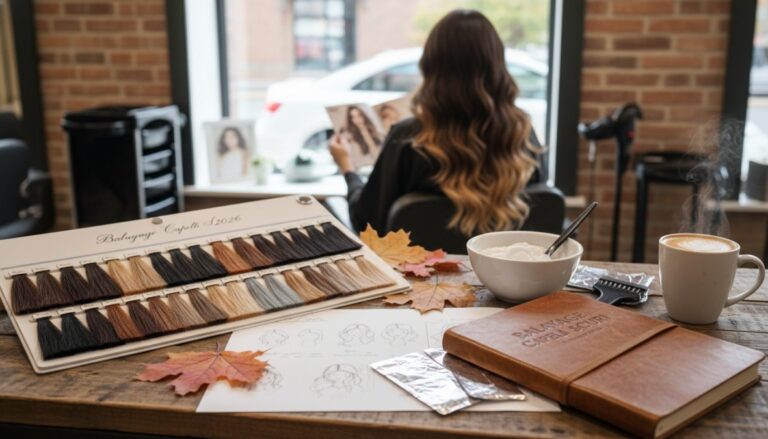 Balayage capelli scuri: tendenze autunno 2026