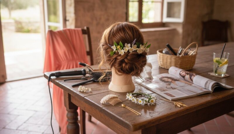 Acconciature Capelli Medi per Matrimonio Invitata Estate
