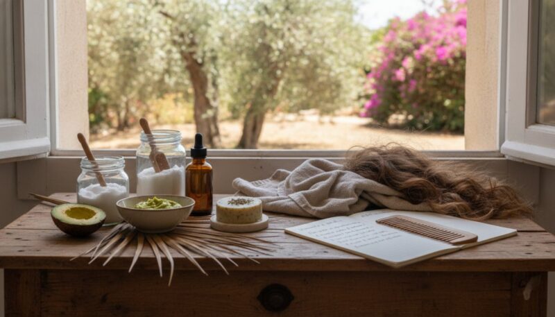 Capelli crespi in estate: guida naturale senza chimici